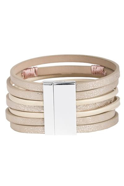 Allium Leather Bracelet