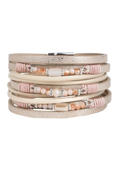 Allium Leather Bracelet