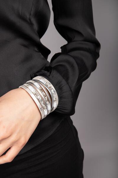 Allium Leather Bracelet