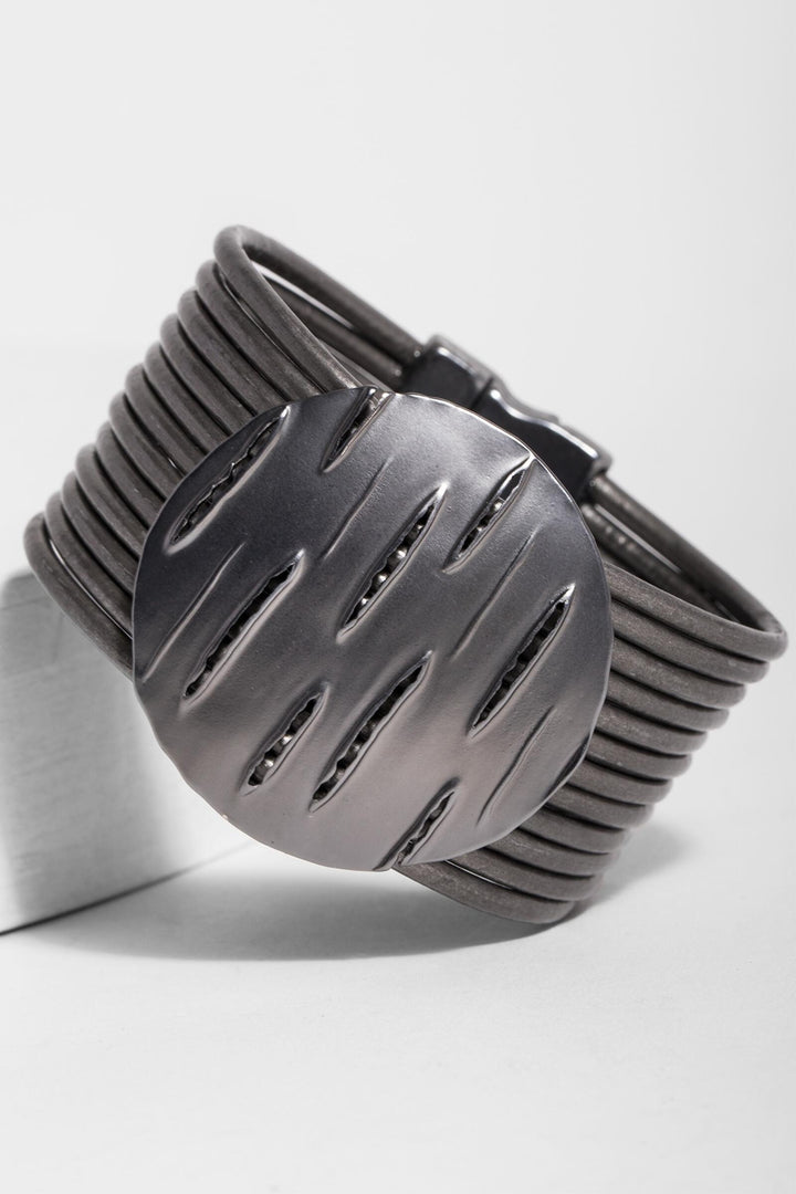 Slash Leather Bracelet