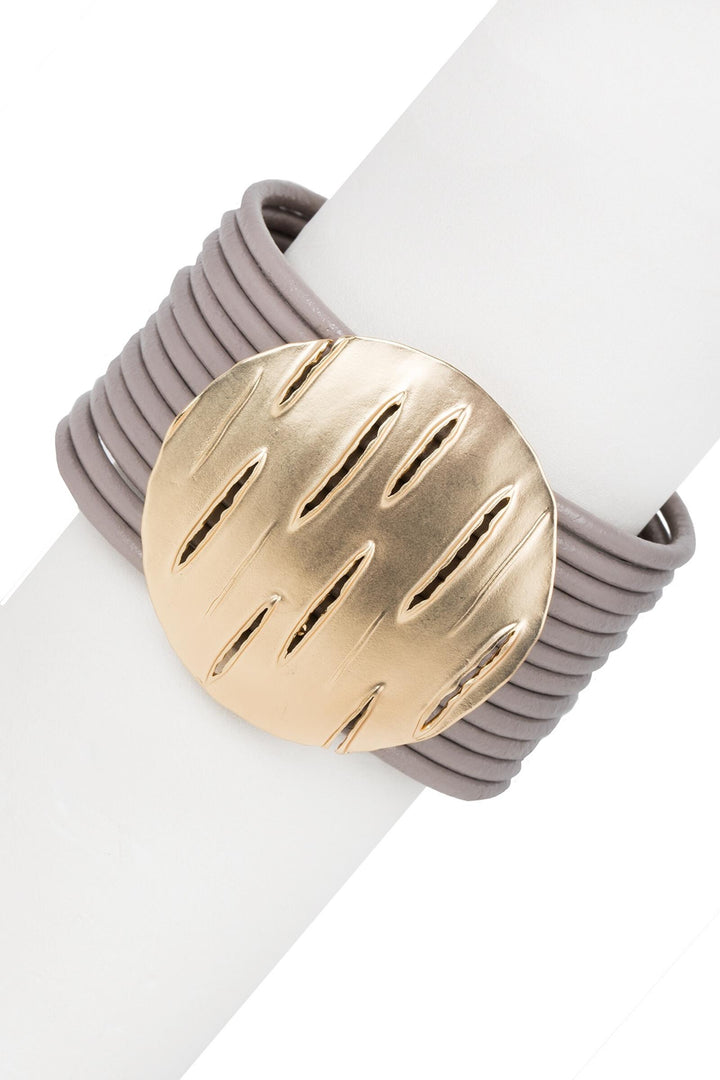 Slash Leather Bracelet