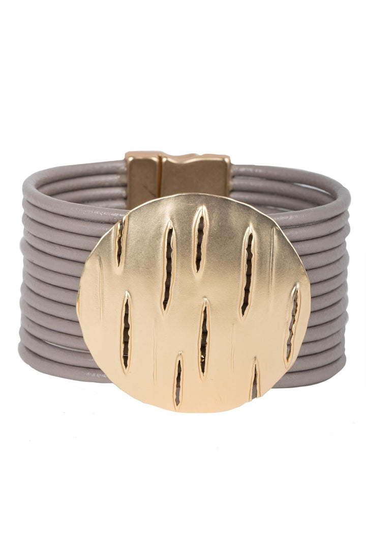 Slash Leather Bracelet