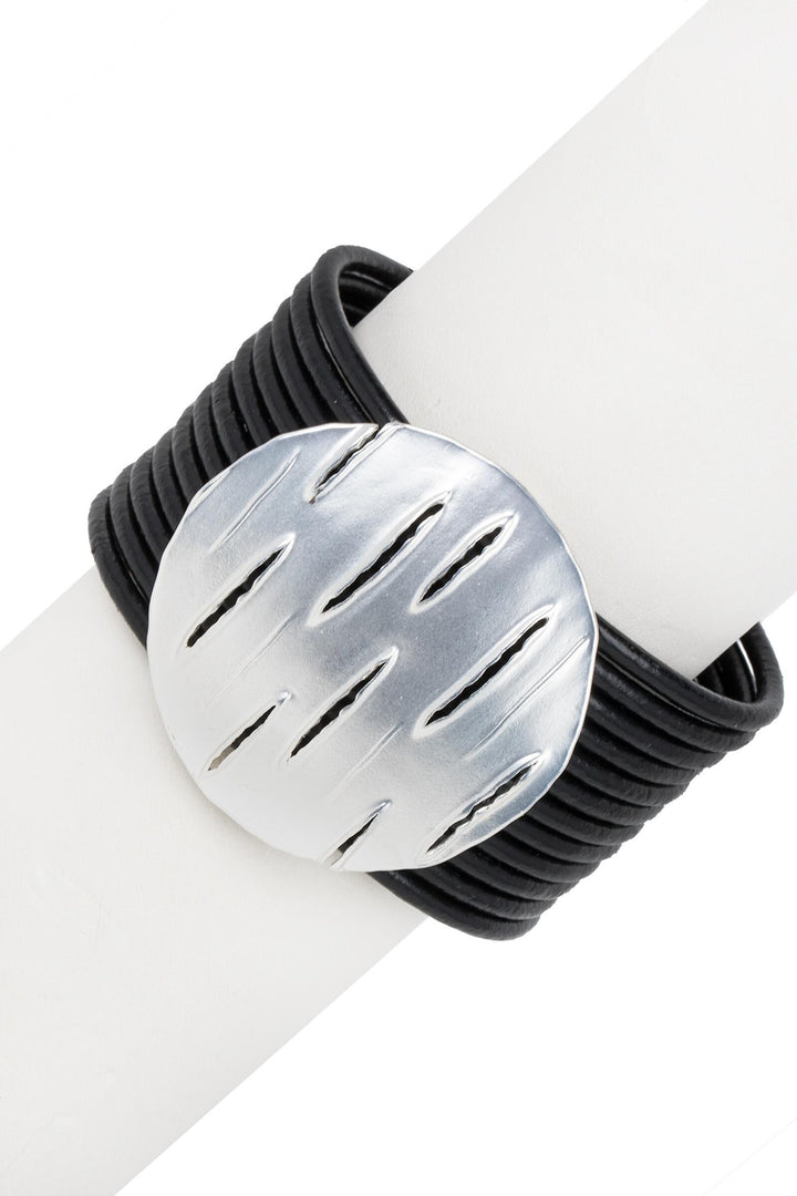 Slash Leather Bracelet