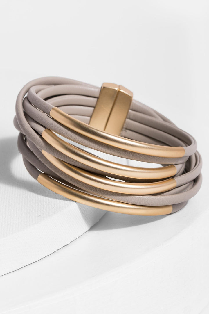On The Rail Leather Bracelet
