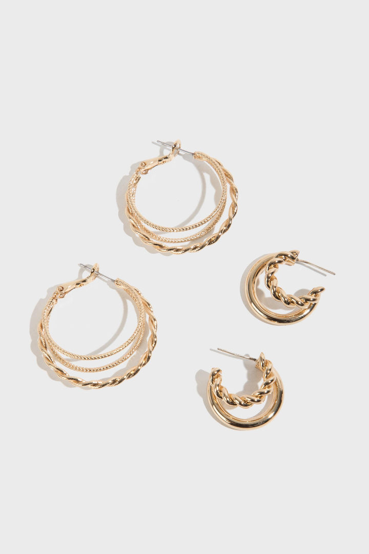 Sophie Double Hoop Earring Set