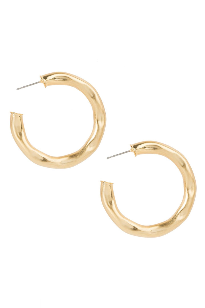 Remi Organic Hoop Earring
