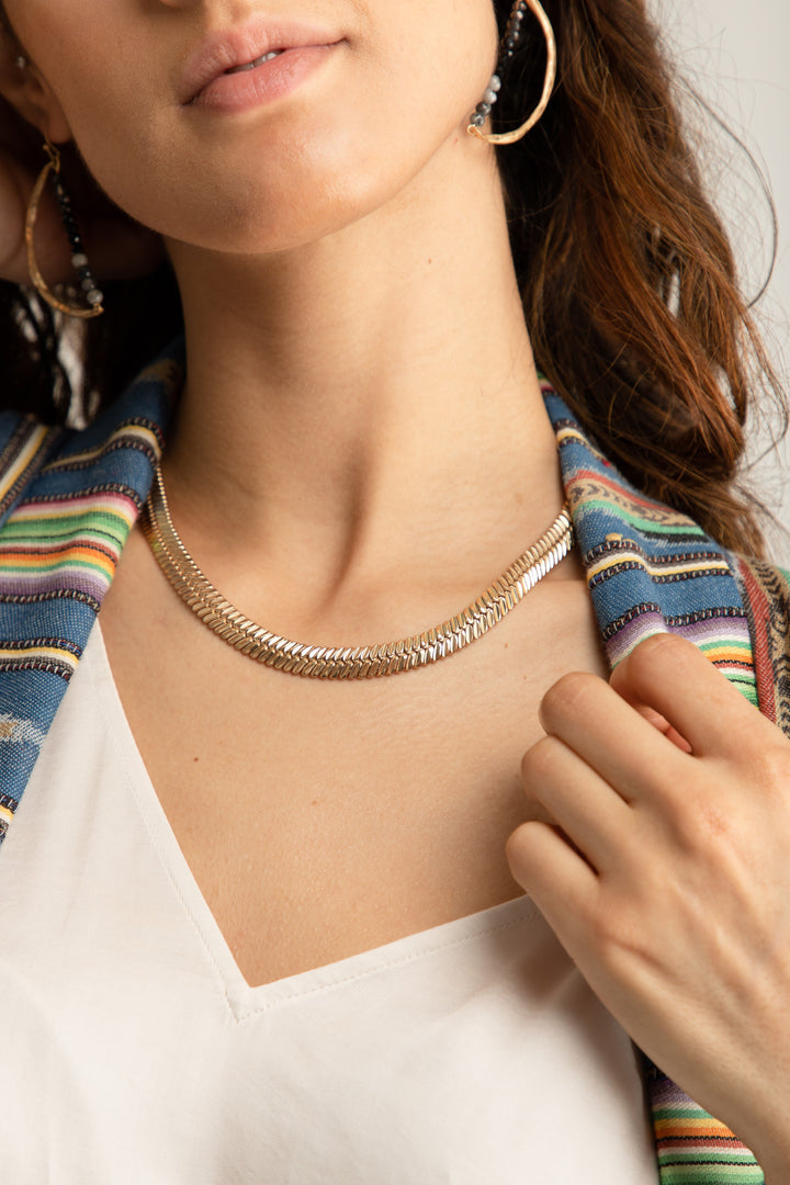 Herringbone Chain Necklace