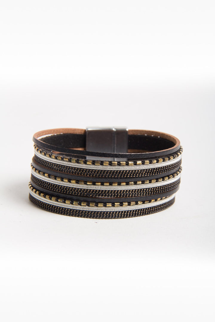 Dionne Multi-Strand Leather Bracelet