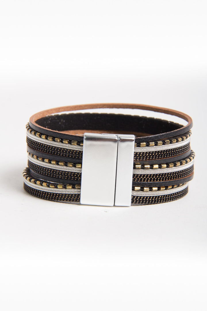 Dionne Multi-Strand Leather Bracelet