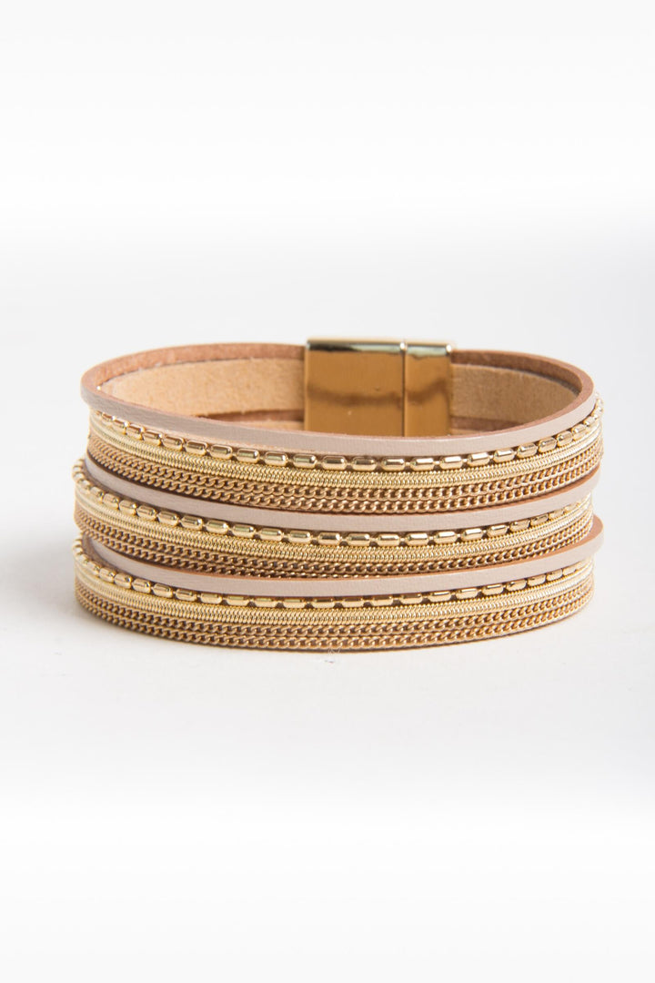 Dionne Multi-Strand Leather Bracelet