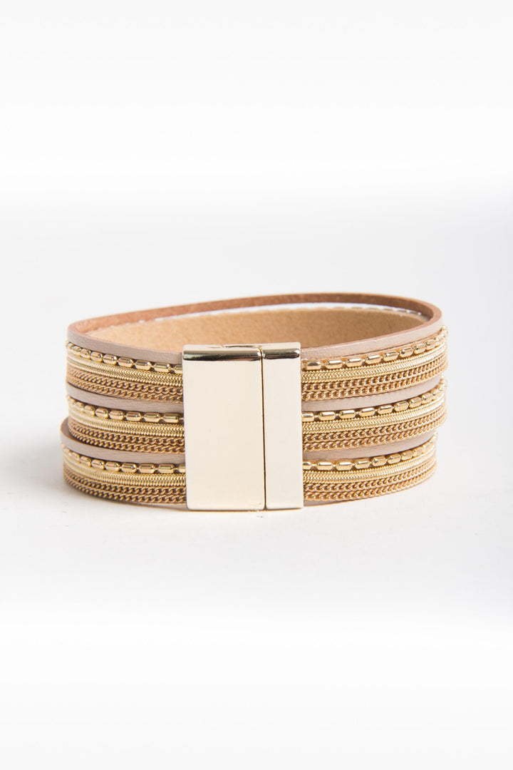 Dionne Multi-Strand Leather Bracelet