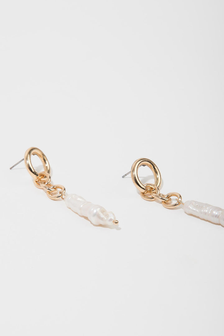 Eleanor Pearl Drop Earrings