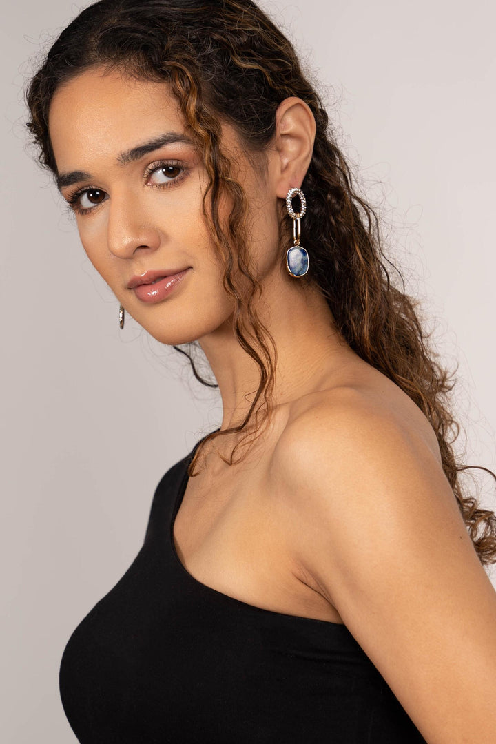 Estella Stone Dangle Earring