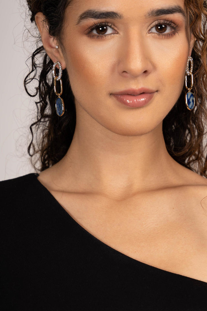 Estella Stone Dangle Earring