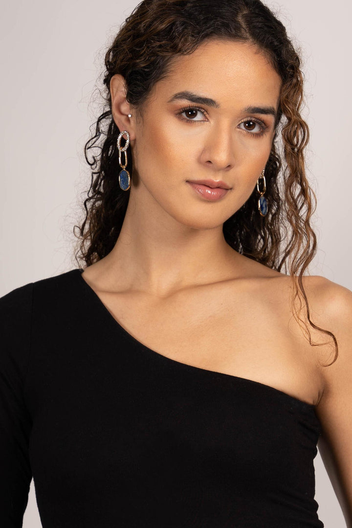 Estella Stone Dangle Earring
