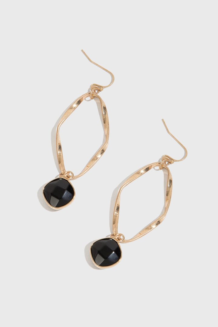 Ella Gemstone Drop Earrings