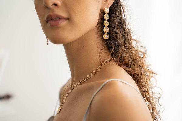 Divine Small Charm Dangle Earrings