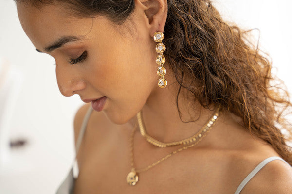 Divine Small Charm Dangle Earrings