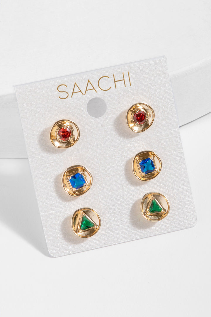 Divine Multi Stud Earring Set
