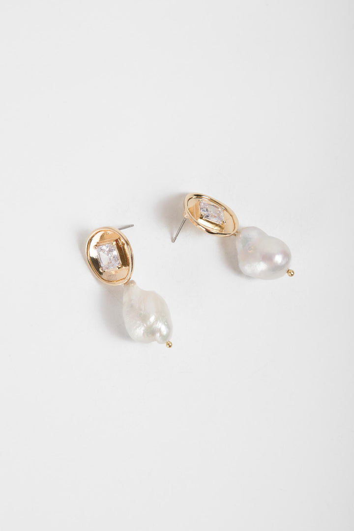 Divine Pearl Drop Earrings