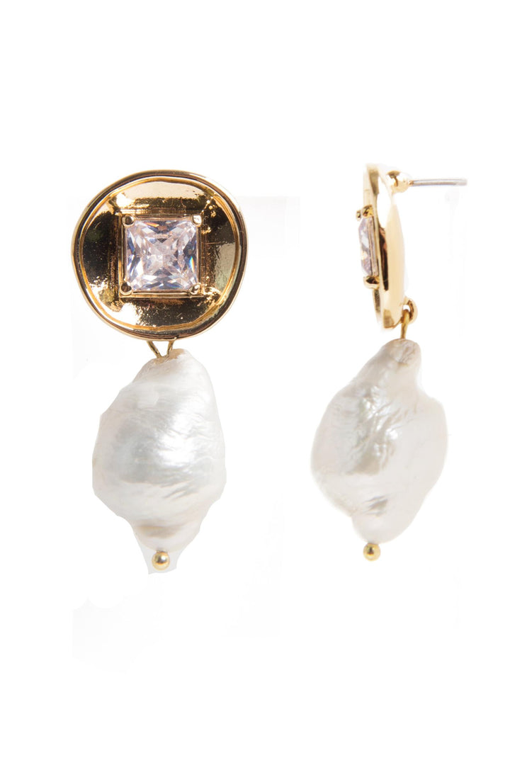 Divine Pearl Drop Earrings