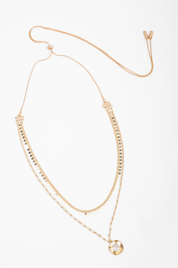 Divine Layered Charm Necklace