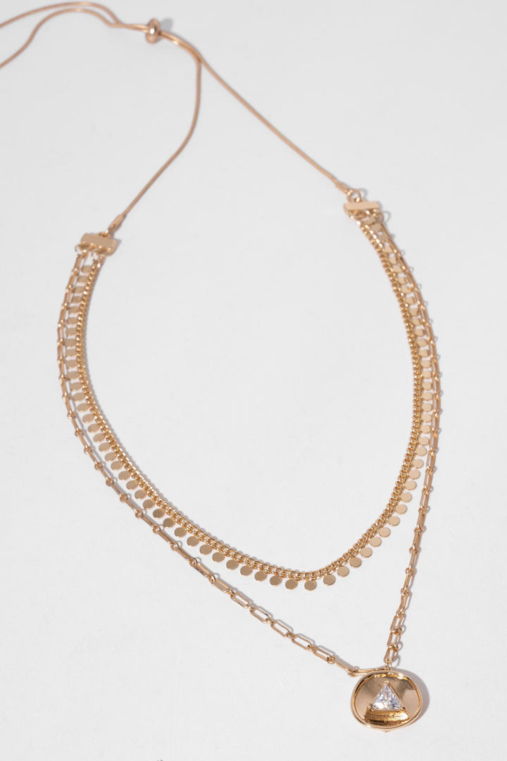 Divine Layered Charm Necklace