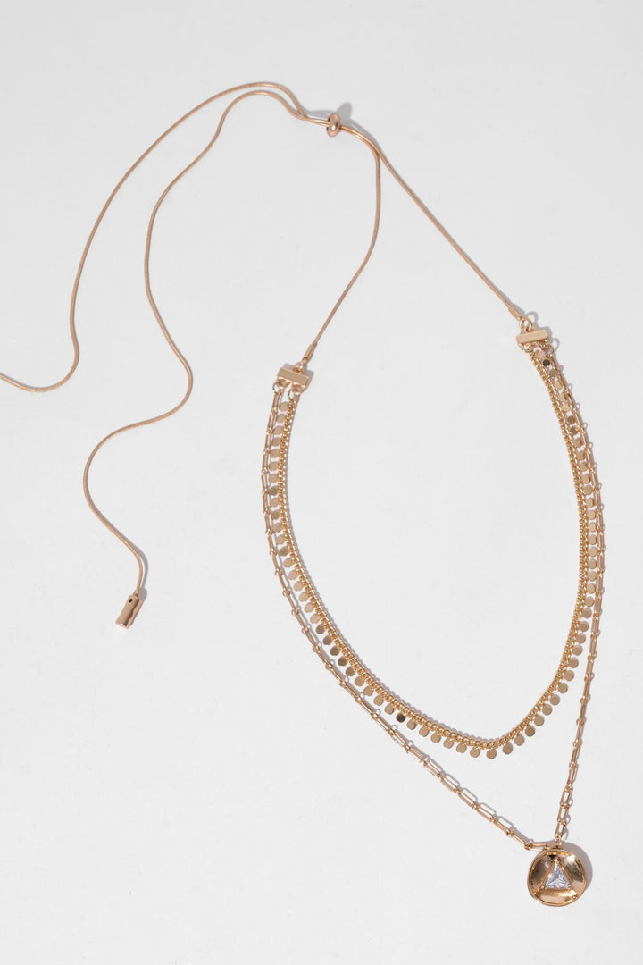 Divine Layered Charm Necklace