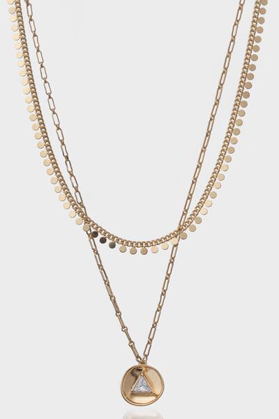 Divine Layered Charm Necklace