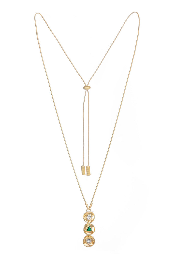 Divine Three Charm Pendant Necklace