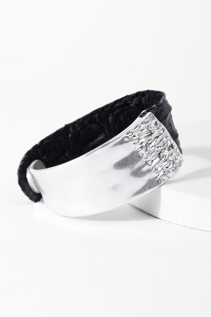 Wild Ways Metal Leather Bracelet