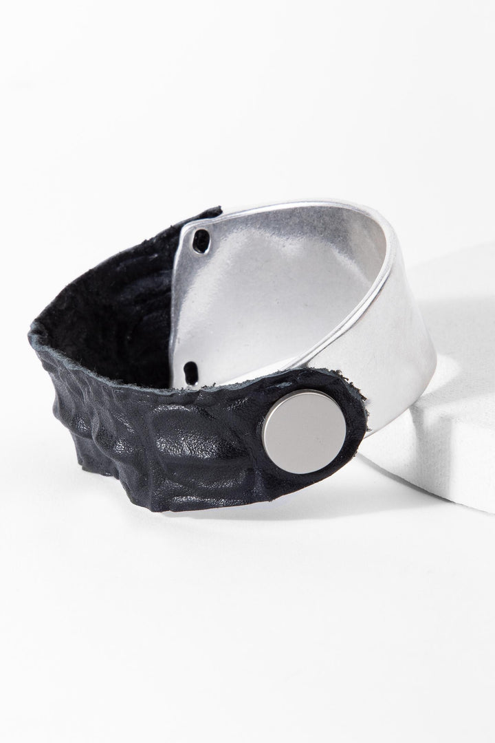 Wild Ways Metal Leather Bracelet