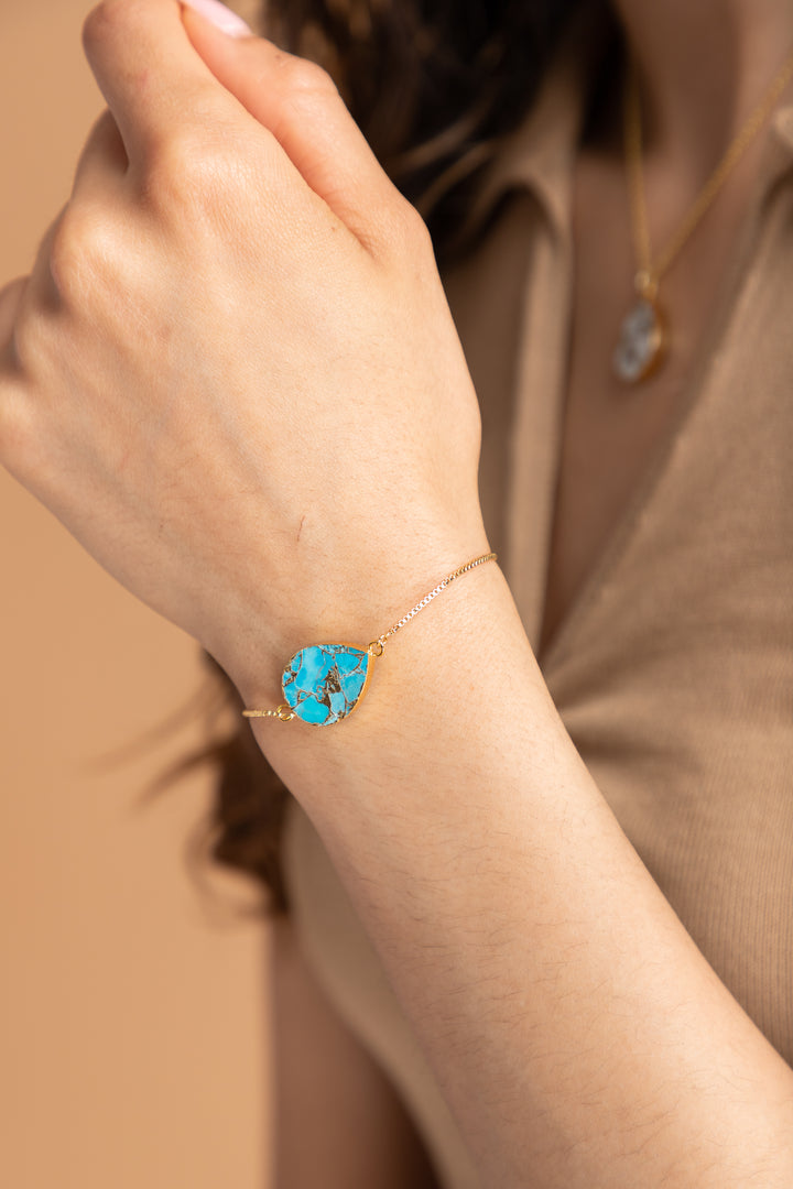Mojave Pear Gemstone Bracelet