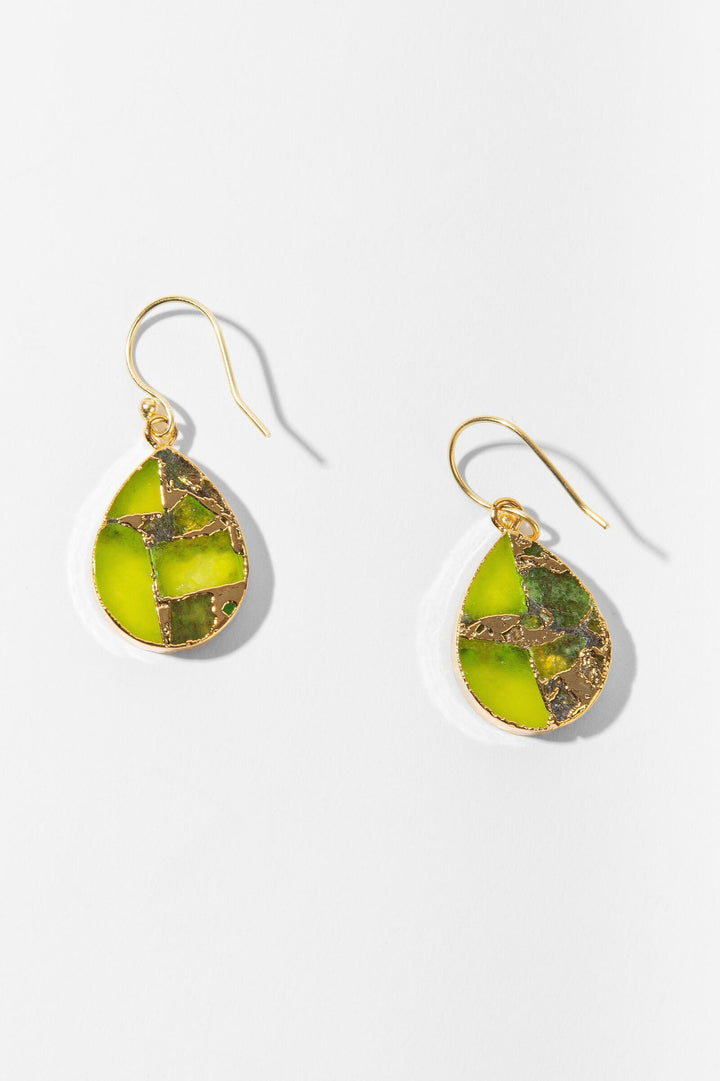 Mojave Pear Shape Gemstone Earrings
