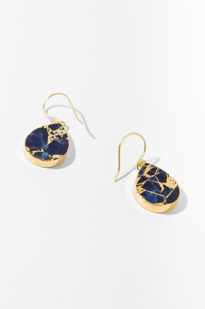Mojave Pear Shape Gemstone Earrings