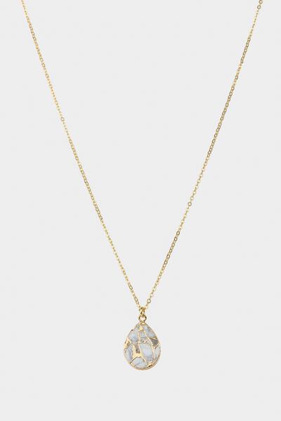 Mojave Pear Shape Gemstone Necklace