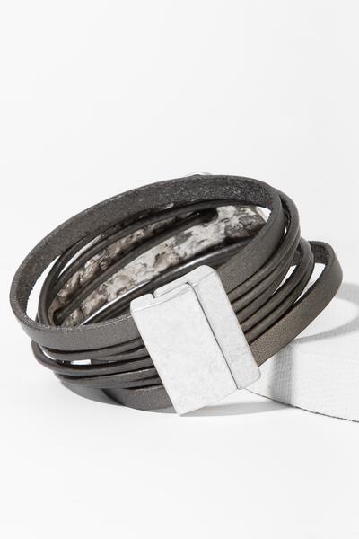 Absolute Zero Leather Bracelet