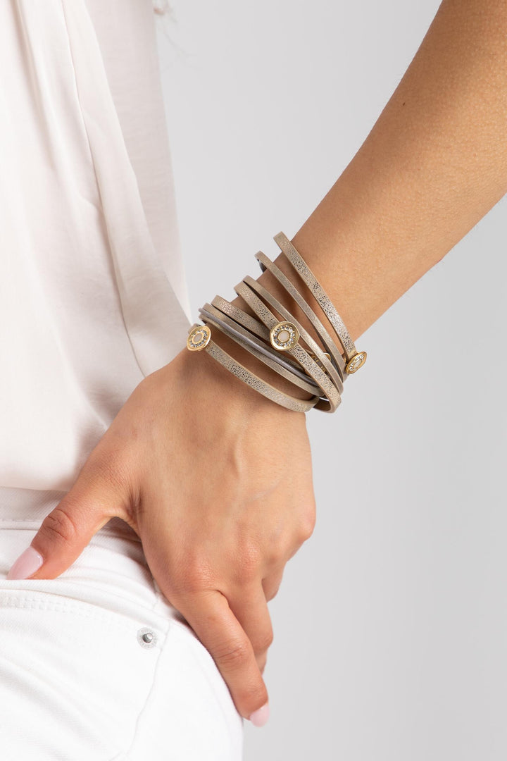 Little Rock Multi Strand Leather Bracelet