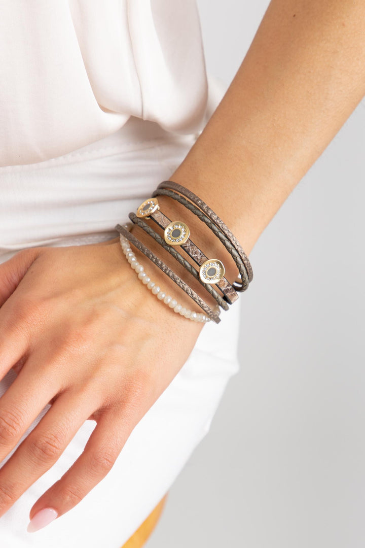 WestMoon Multi Strand Leather Bracelet