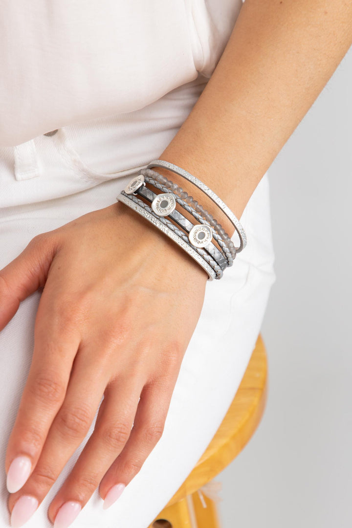 WestMoon Multi Strand Leather Bracelet