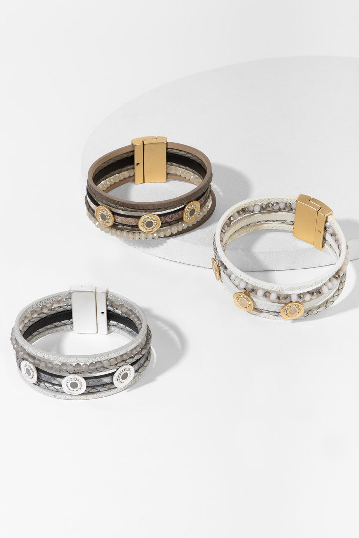 WestMoon Multi Strand Leather Bracelet