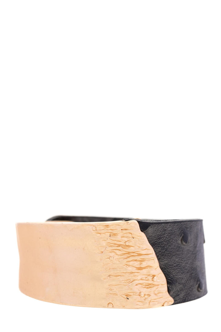 Wild Ways Metal Leather Bracelet