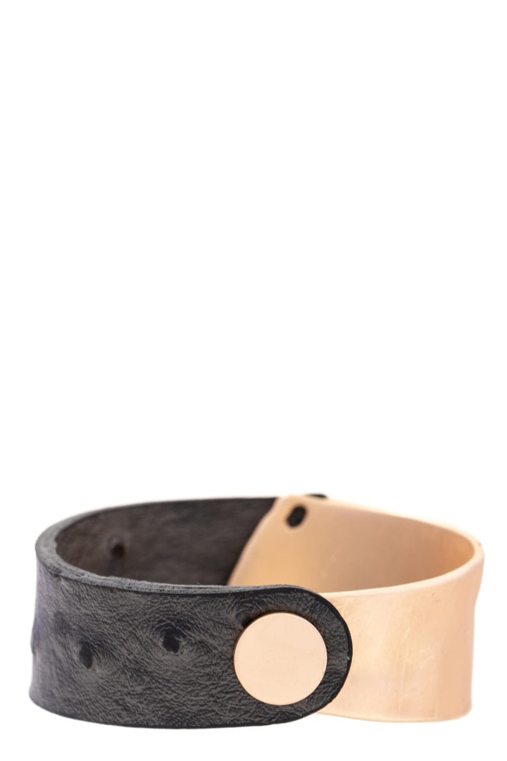 Wild Ways Metal Leather Bracelet