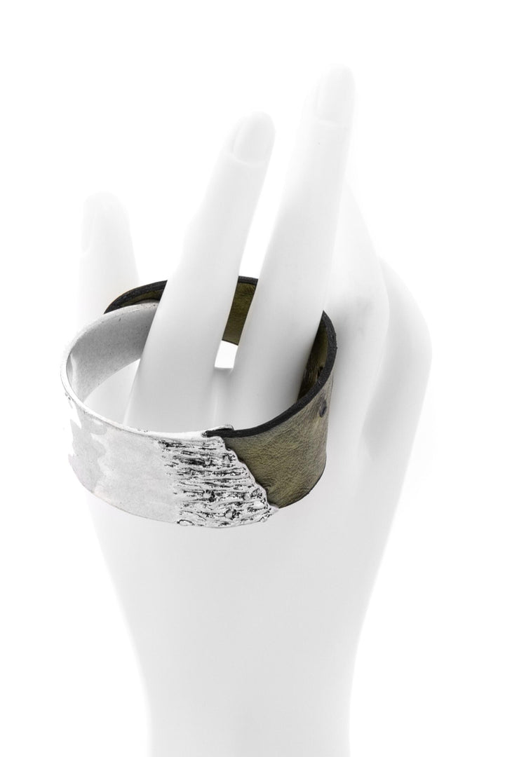 Wild Ways Metal Leather Bracelet