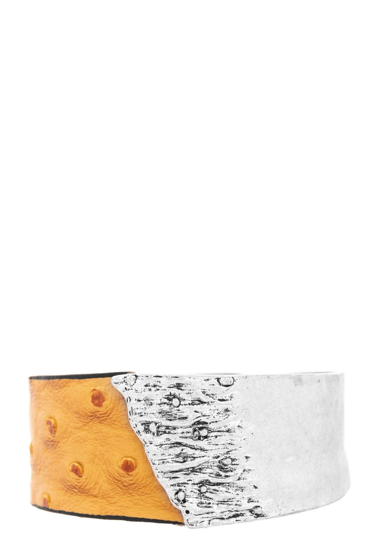 Wild Ways Metal Leather Bracelet