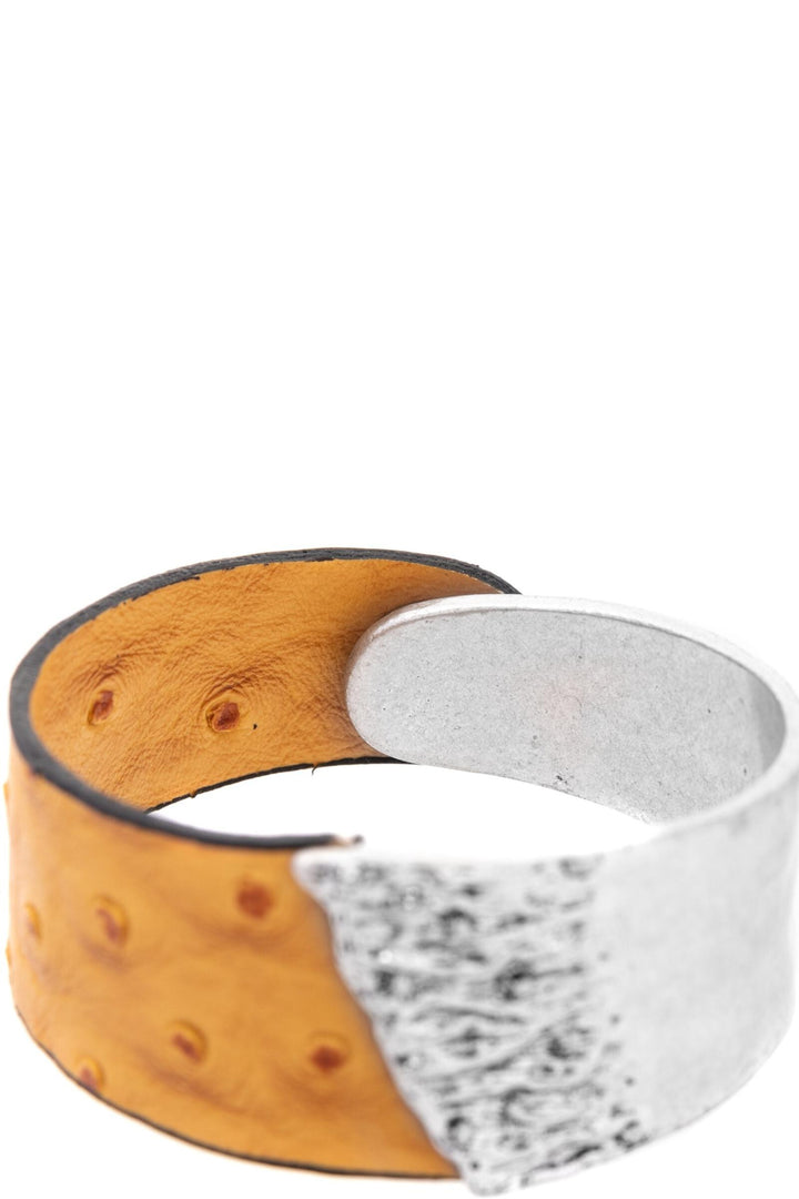 Wild Ways Metal Leather Bracelet