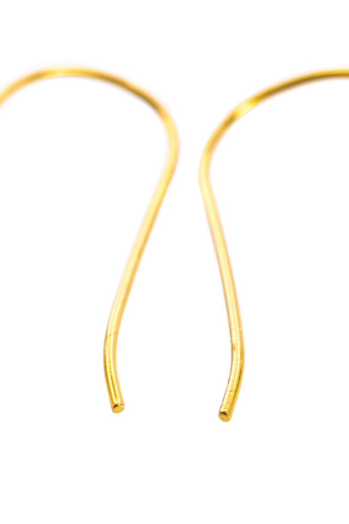 Minimalist Gemstone Drop Earring