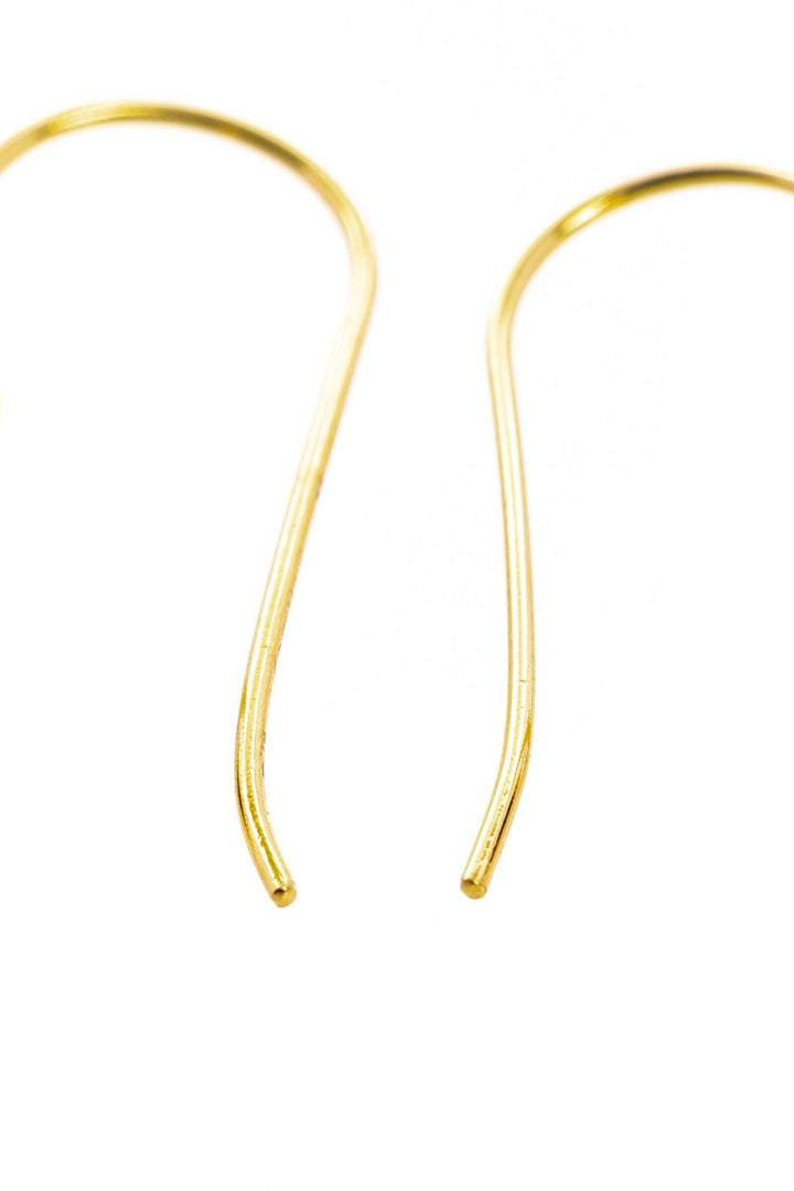 Minimalist Gemstone Drop Earring