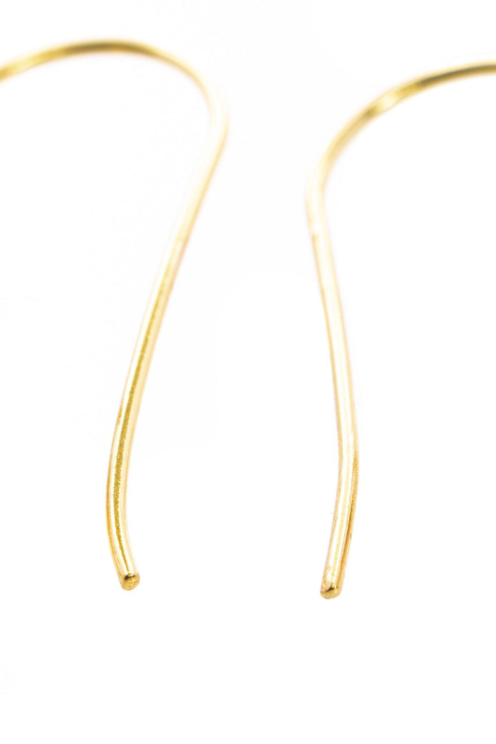 Minimalist Gemstone Drop Earring