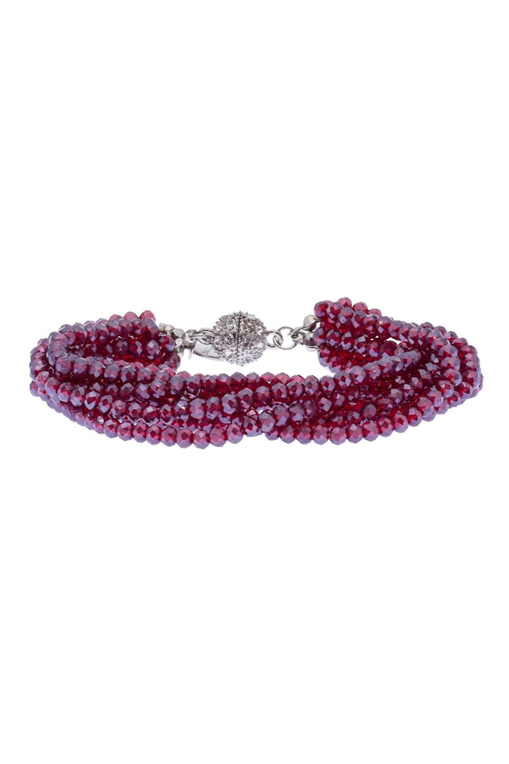 Simply Crystal Multi Strand Bracelet